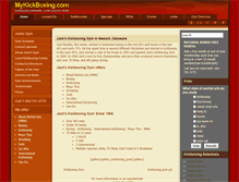 Tablet Screenshot of mykickboxing.com